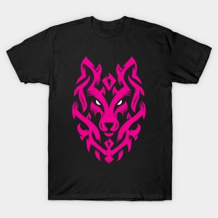 Wolf Tribal Ornament lovely blend drawing cute cool colorful T-Shirt